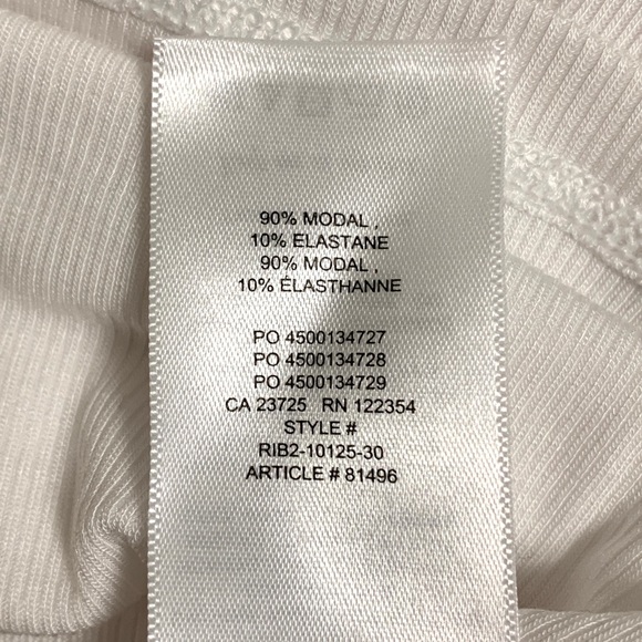 Aritzia Sunday Best Elsie Long Sleeve - White - Picture 6 of 6